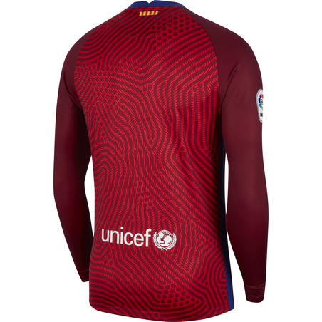 Maillot gardien manches longues FC Barcelone rouge 2020/21