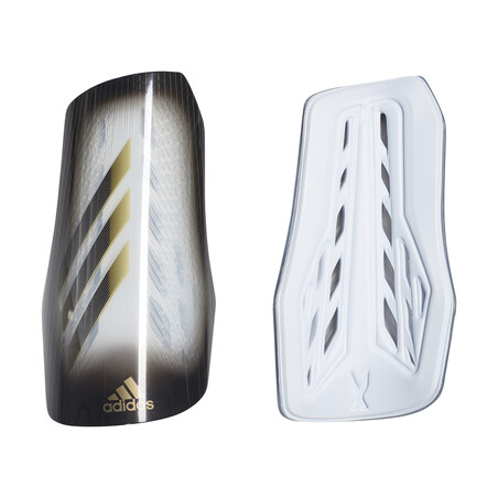 Protège tibias adidas X SG blanc or
