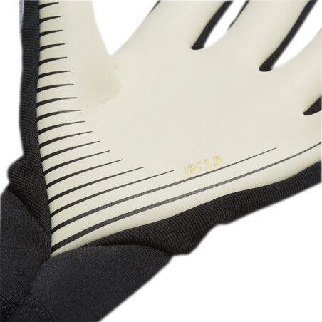 Gants gardien adidas X blanc or
