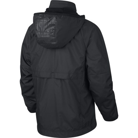 Veste imperméable junior FC Barcelone noir or 2020/1
