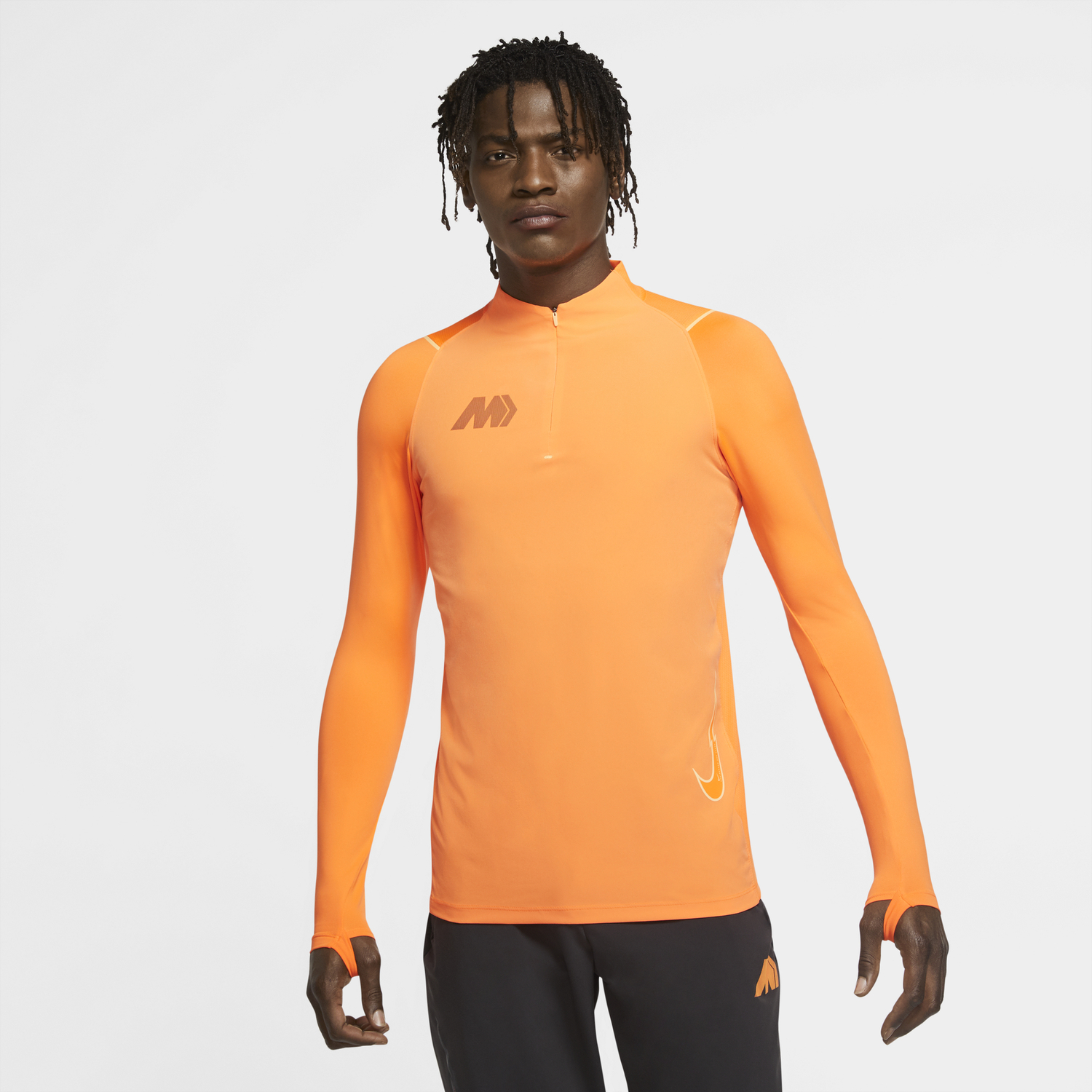 Maillot entraînement Nike Mercurial orange