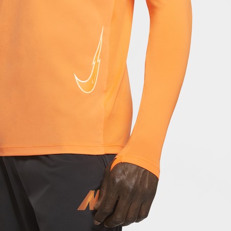Sweat zippé Nike Mercurial Strike orange