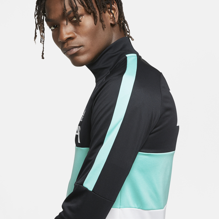 Veste survêtement Liverpool I96 Anthem noir bleu 2020/21