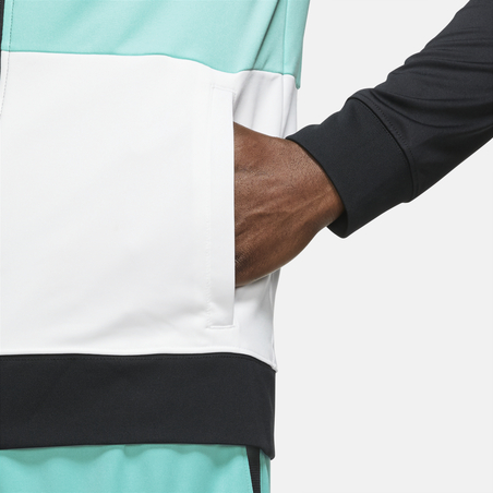Veste survêtement Liverpool I96 Anthem noir bleu 2020/21