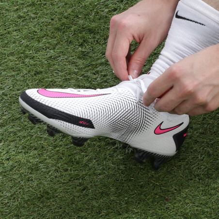 Nike Phantom GT Elite FG blanc rose