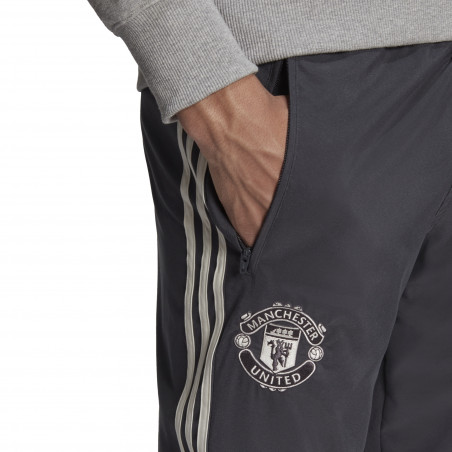 Pantalon survêtement Manchester United microfibre gris 2020/21