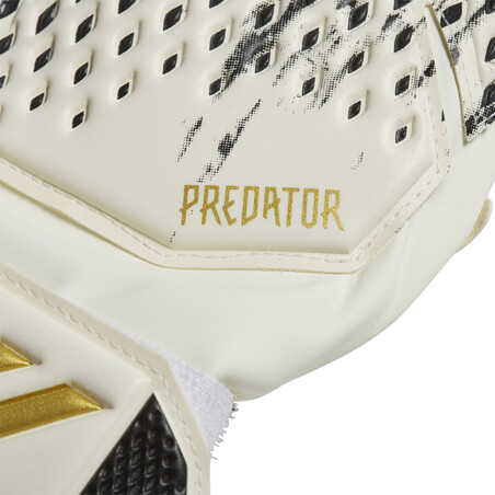 Gants Gardien junior Predator 20 blanc or