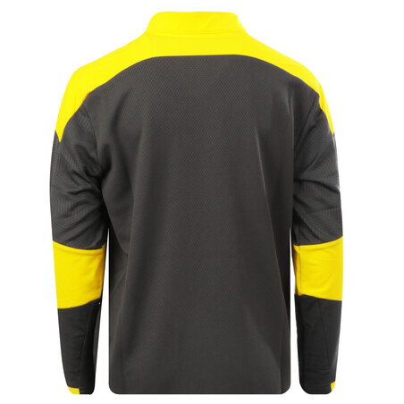 Sweat zippé junior Dortmund gris jaune 2020/21