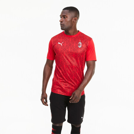Maillot avant match Milan AC rouge 2020/21