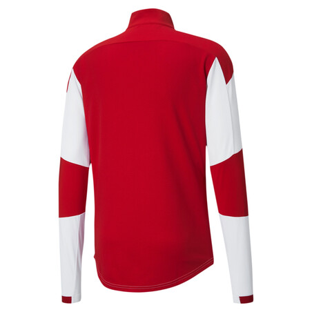 Sweat zippé Milan AC blanc rouge 2020/21