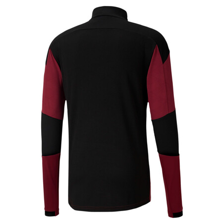 Sweat zippé Milan AC rouge noir 2020/21