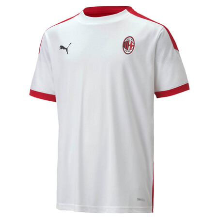 Maillot entraînement junior Milan AC blanc rouge 2020/21