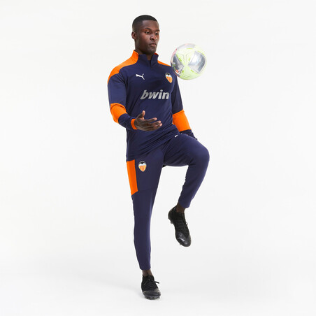 Sweat zippé Valence bleu orange 2020/21