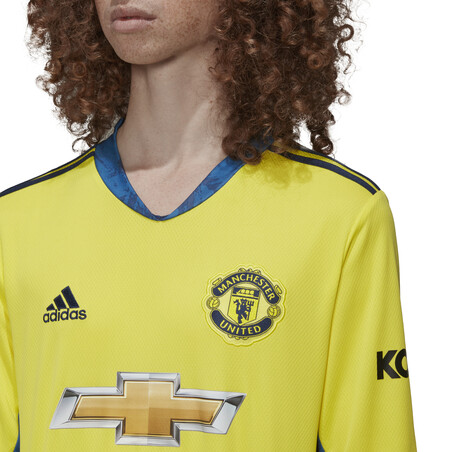 Maillot gardien Manchester United jaune 2020/21