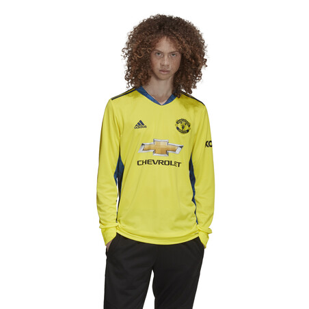 Maillot gardien Manchester United jaune 2020/21