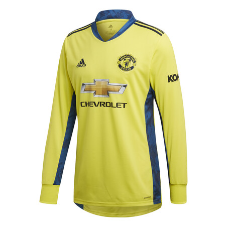 Maillot gardien Manchester United jaune 2020/21