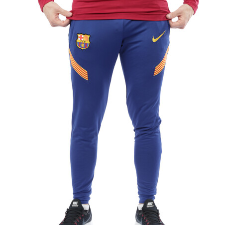 Pantalon survêtement FC Barcelone Strike bleu 2020/21