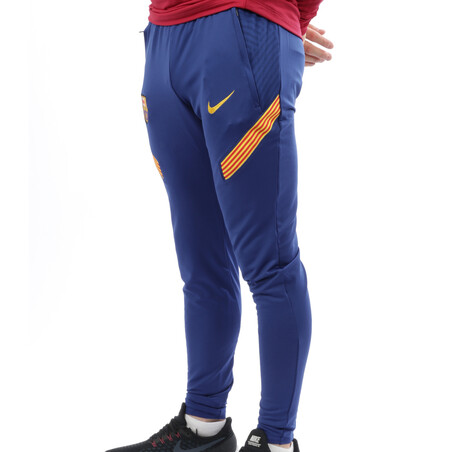 Pantalon survêtement FC Barcelone Strike bleu 2020/21