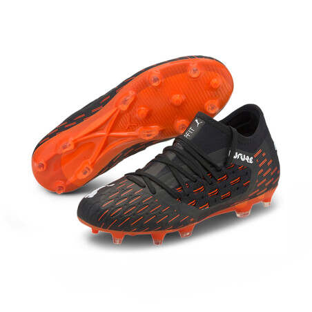 Puma Future 6.3 junior NetFit FG noir orange