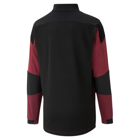 Sweat zippé junior Milan AC rouge noir 2020/21