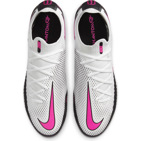 Nike Phantom GT Elite SG-Pro Anti-Clog basse blanc rose
