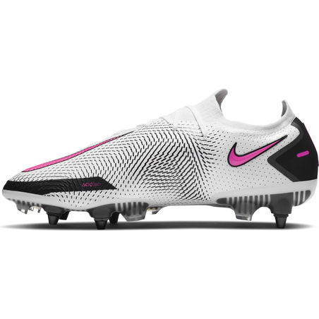 Nike Phantom GT Elite SG-Pro Anti-Clog basse blanc rose