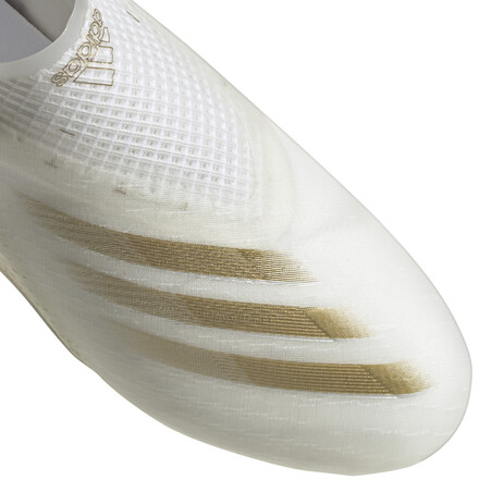 adidas X Ghosted + junior FG blanc or