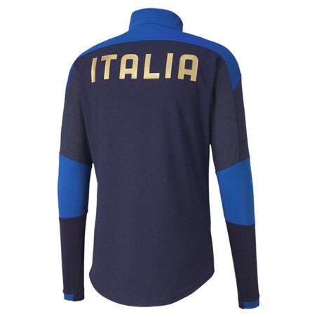 Sweat zippé Italie bleu 2020