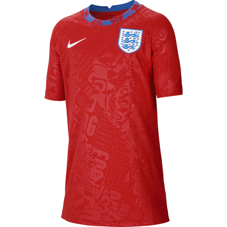 Maillot avant match junior Angleterre 2020
