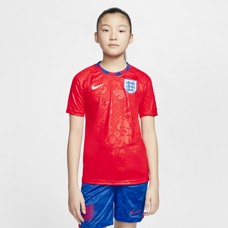 Maillot avant match junior Angleterre 2020