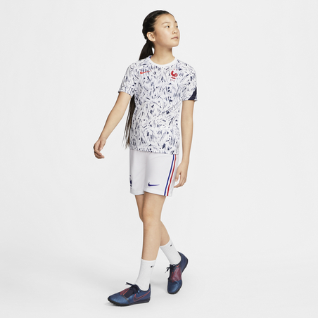 Maillot avant match junior Equipe de France blanc 2020