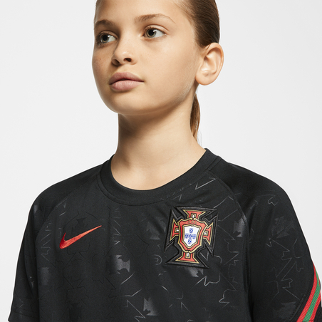Maillot avant match junior Portugal noir 2020