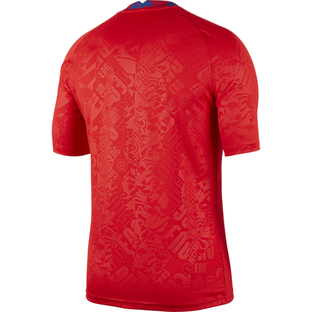 Maillot avant match Angleterre rouge 2020