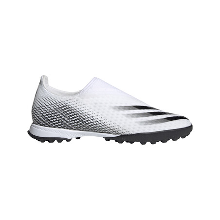 adidas X GHOSTED.3 LaceLess Turf blanc noir