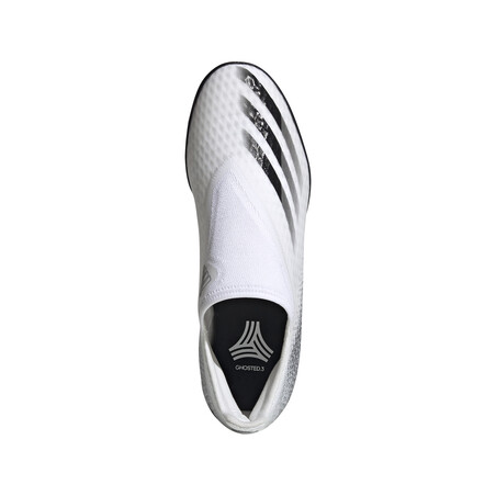 adidas X GHOSTED.3 LaceLess Turf blanc noir