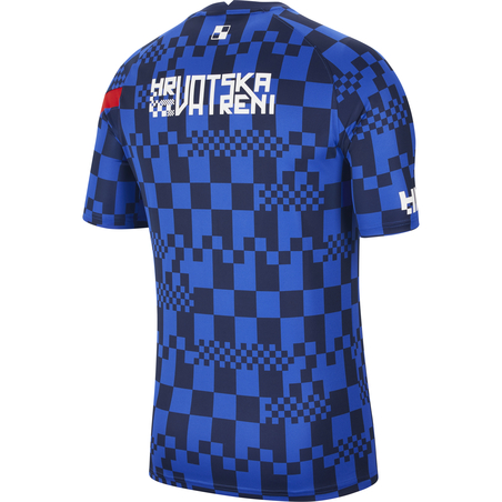 Maillot avant match Croatie bleu 2020
