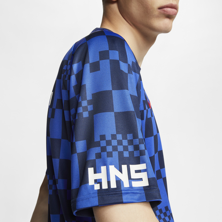 Maillot avant match Croatie bleu 2020
