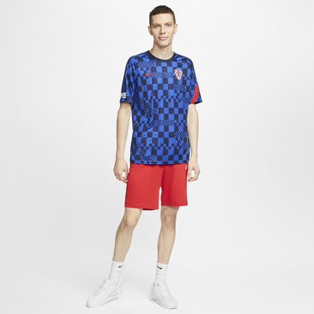 Maillot avant match Croatie bleu 2020