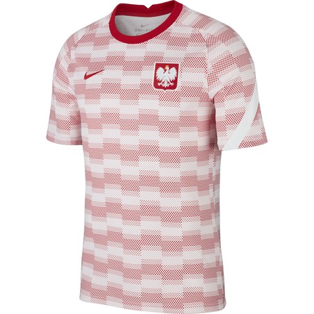 Maillot avant match Pologne blanc rouge 2020