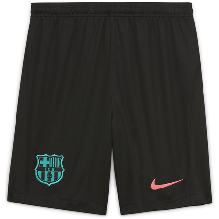 Short junior FC Barcelone third noir 2020/21