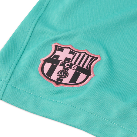 Short junior FC Barcelone third vert 2020/21