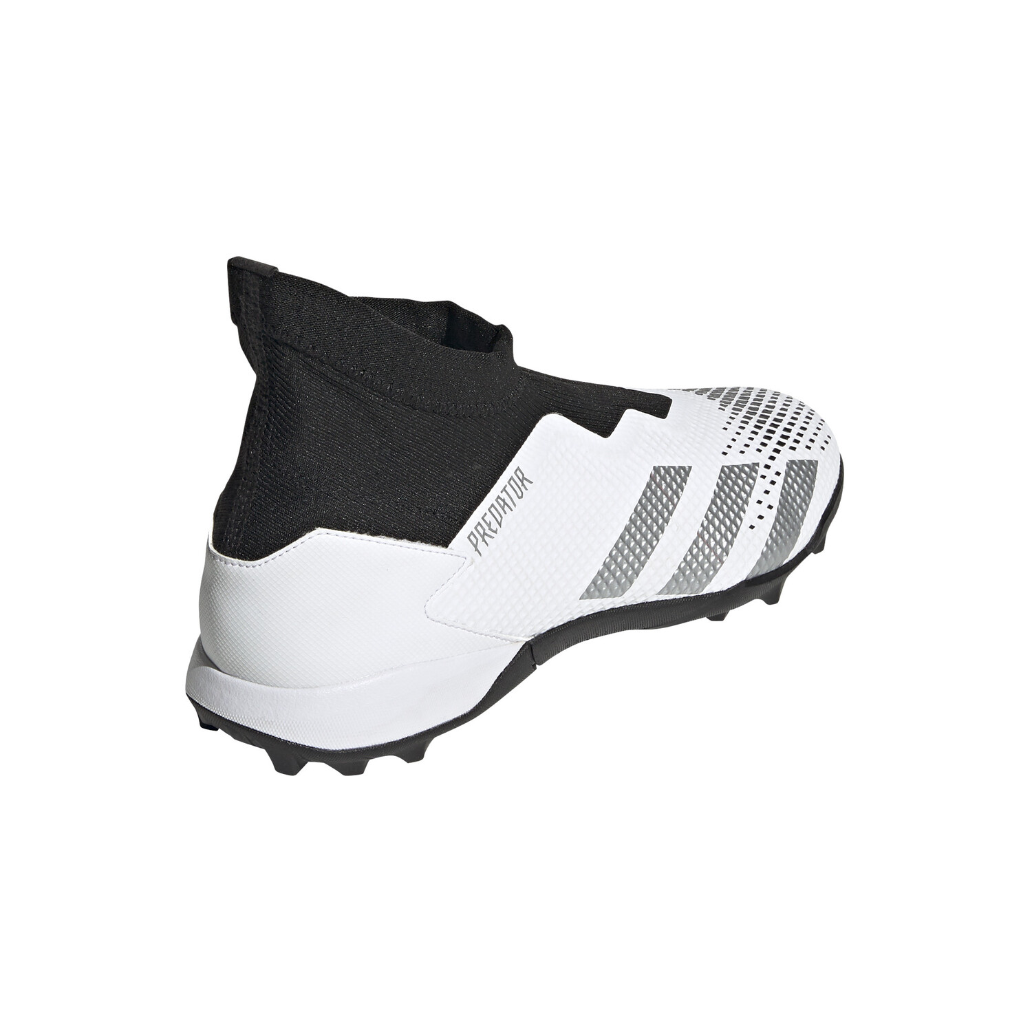 adidas Predator 20.3 LaceLess Turf blanc noir sur Foot.fr