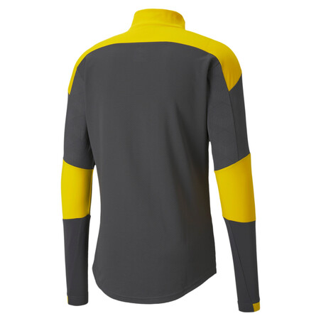 Sweat zippé Dortmund gris jaune 2020/21
