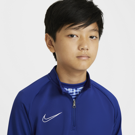 Sweat zippé junior Nike academy bleu