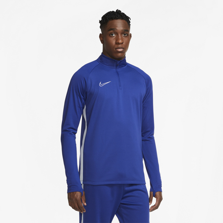 Sweat zippé Nike Academy bleu blanc