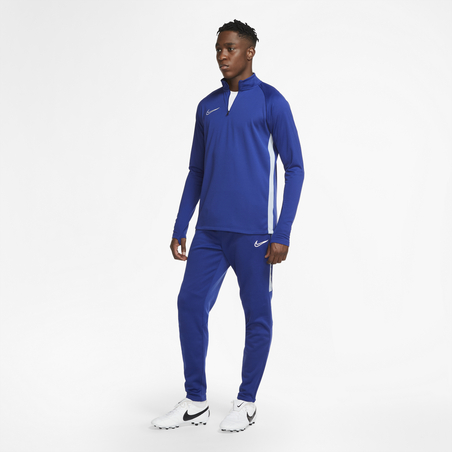 Sweat zippé Nike Academy bleu blanc