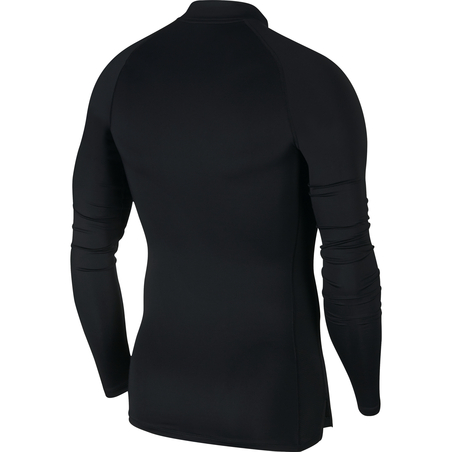 Sous-maillot manches longues Nike Pro col montant noir