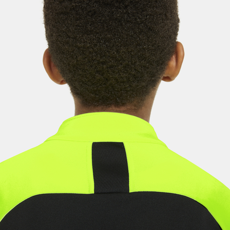Sweat zippé junior Nike Dry PAD noir jaune