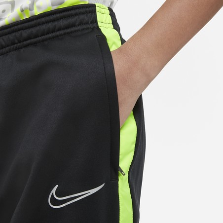 Pantalon survêtement junior Nike Therma noir jaune