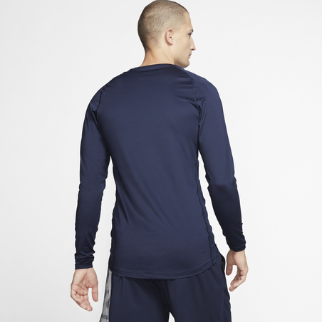 Sous-maillot manches longues Nike Pro bleu